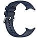 Cinturino In Silicone Bianco Per Honor Watch Fit (ivy-b39) - Edizione Active E Elegant Blue - Foto miniatura 2