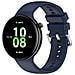 Cinturino In Silicone Bianco Per Honor Watch Fit (ivy-b39) - Edizione Active E Elegant Blue - Foto miniatura 3