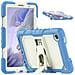 Custodia Per Samsung Galaxy Tab A7 10.4” Con Tracolla Blu - Foto miniatura 1