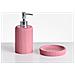 Set Da 5 Accessori Per Il Bagno Camana Rosa - Foto miniatura 3