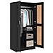 Guardaroba Rovere nero 82.5 x 51.5 x 180 cm Legno multistrato - Foto miniatura 2