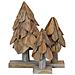 Albero di Natale 3 pcs Marrone Legno massello di teak - Foto miniatura 4
