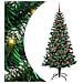 Albero di Natale artificiale con luci integrate Verde 150 cm - Foto miniatura 1