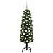 Albero di Natale artificiale con 150 LED Verde 150 cm - Foto miniatura 3