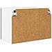Armadio pensile Riga 2 pcs Rovere Nero e Bianco 60 x 31 x 40 cm - Foto miniatura 9