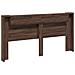 Testiera Rovere Marrone 200 x 16,5 x 103,5 cm Legno multistrato - Foto miniatura 7