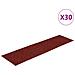 Tappetini per scale autoadesivi 30 pz 76x20 cm Bordeaux Rosso Rettangolari - Foto miniatura 1