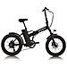 Fat Alluminio 20'' - E-bike Pieghevole In Alluminio, Ruote Fat 20'', Cambio 6 Velocità, Motore 250 W, Batteria 48vx13ah - Colore Nero - Foto miniatura 1