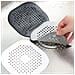 Set Da 10 Copri Scarico In Silicone: Filtro Per Capelli Per Cucina E Bagno White - Foto miniatura 2