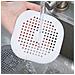 Set Da 10 Copri Scarico In Silicone: Filtro Per Capelli Per Cucina E Bagno White - Foto miniatura 4