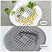 Set Da 10 Copri Scarico In Silicone: Filtro Per Capelli Per Cucina E Bagno White - Foto miniatura 5
