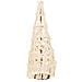 Albero Decorativo In Cotone Intrecciato Bianco D18x52h - Foto miniatura 1