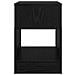 Tavolino 2 pcs Rovere Nero 30,5 x 30 x 45 cm Legno multistrato - Foto miniatura 6