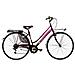 Bici Da Donna City Bike Bicicletta Misura 28 Linea Moving Cambio 6v Mov28d6v Completa Di Accessori E Luci A Led - 44 Bianco Verde - Foto miniatura 1