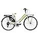 Bici Da Donna City Bike Bicicletta Misura 28 Linea Moving Cambio 6v Mov28d6v Completa Di Accessori E Luci A Led - 44 Bianco Verde - Foto miniatura 3