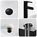 Mobile lavabo da parete Nero 49 x 44,5 x 65,5 cm - Foto miniatura 5