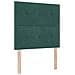 Letto a molle con materasso Verde Scuro 80 x 200 cm Velluto - Foto miniatura 7
