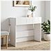 Consolle Bianco Lucido 96,5 x 38 x 75 cm Legno multistrato - Foto miniatura 2