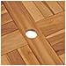 Tavolo Pieghevole Per Esterno In Massello Di Teak Tondo 85x76cm - Foto miniatura 4