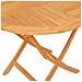 Tavolo Pieghevole Per Esterno In Massello Di Teak Tondo 85x76cm - Foto miniatura 6