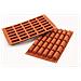 Sf129 - Silicone Nr. 30 Mini Buche 44 X 18 H 20 Mm Terracotta In Nylon + Cav. Cl - Foto miniatura 1