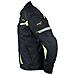 Giacca Moto Sport Tessuto Protezioni Ce Impermeabile Ventilata Fluo 2x - Foto miniatura 4