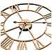 Orologio Da Parete In Metallo 40 Cm Dorato - Foto miniatura 4