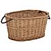 Cesta per Legna con Maniglie 56x40x28 cm Salice Naturale - Foto miniatura 1