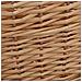 Cesta per Legna con Maniglie 56x40x28 cm Salice Naturale - Foto miniatura 4