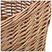 Cesta per Legna con Maniglie 56x40x28 cm Salice Naturale - Foto miniatura 5