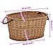 Cesta per Legna con Maniglie 56x40x28 cm Salice Naturale - Foto miniatura 6