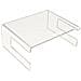 Stand per Monitor in Acrilico Trasparente 30,5x23x12cm - Foto miniatura 1