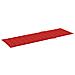 Cuscino per Lettino Prendisole Rosso 200x60x4 cm in Tessuto - Foto miniatura 2