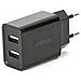Caricabatterie Usb Universale A 2 Porte Eg-u2c2a-03-bk Nero - Foto miniatura 2