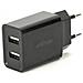 Caricabatterie Usb Universale A 2 Porte Eg-u2c2a-03-bk Nero - Foto miniatura 4