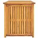 Cassa da Giardino 175x50x55 cm in Legno Massello di Teak - Foto miniatura 2