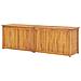 Cassa da Giardino 175x50x55 cm in Legno Massello di Teak - Foto miniatura 3
