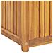 Cassa da Giardino 175x50x55 cm in Legno Massello di Teak - Foto miniatura 6