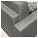 Lebron Divano Letto Matrimoniale In Velluto Morbido T01 Grigio 216 Cm (mat. 160x197)  - Foto miniatura 6