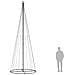 Albero Di Natale A Cono Bianco Freddo 732 Led 160x500 Cm - Foto miniatura 3