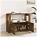 Credenza Rovere Fumo 80x30x60 Cm In Legno Multistrato - Foto miniatura 3