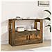 Credenza Rovere Fumo 80x30x60 Cm In Legno Multistrato - Foto miniatura 1