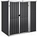 Capanno per Attrezzi Antracite 161x89x161 cm Acciaio Zincato - Foto miniatura 2