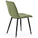 Pack 4 Sedie Sagi Rivestite In Tessuto Verde - Foto miniatura 4