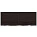 Ripiano Marrone Scuro 160x60x (2-6) cm Massello Rovere Trattato - Foto miniatura 3