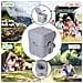 Cr1035 Toilette Portatile Chimico Per Adulti 20l Per Camper, Campeggio, Roulotte Wc Grigio - Foto miniatura 2