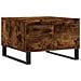 Tavolino Da Salotto Rovere Fumo 55x55x36,5 Cm Legno Multistrato - Foto miniatura 2