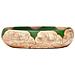 Lavabo Da Appoggio Verde E Marrone Ovale 59x40x15 Cm Ceramica - Foto miniatura 3