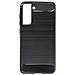 Custodia B-case Tpu Silicone Cover Case Per Samsung Galaxy S21 Fe Carbon Metal Black - Foto miniatura 2