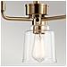 Lampadario Contemporaneo Aivian Acciaio Ottone Anticato 3 Luci E27 - Foto miniatura 2